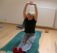 dandasana voor geoefende yogaleerlingen